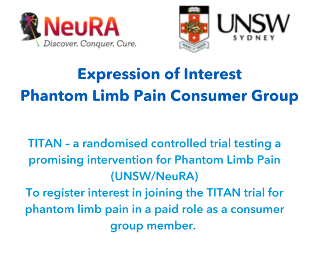 Phantom Limb Pain Consumer Group